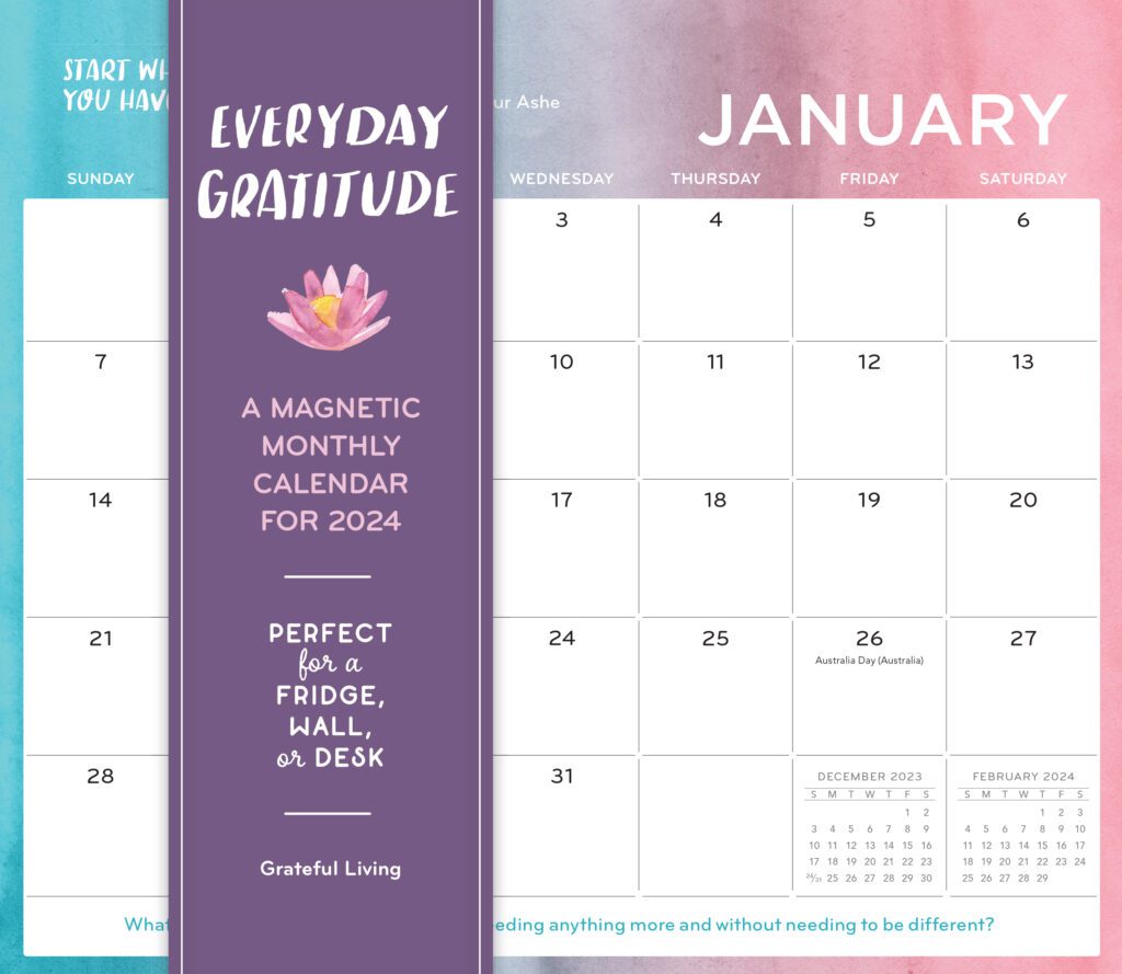 Everyday Gratitude Wall Calendar