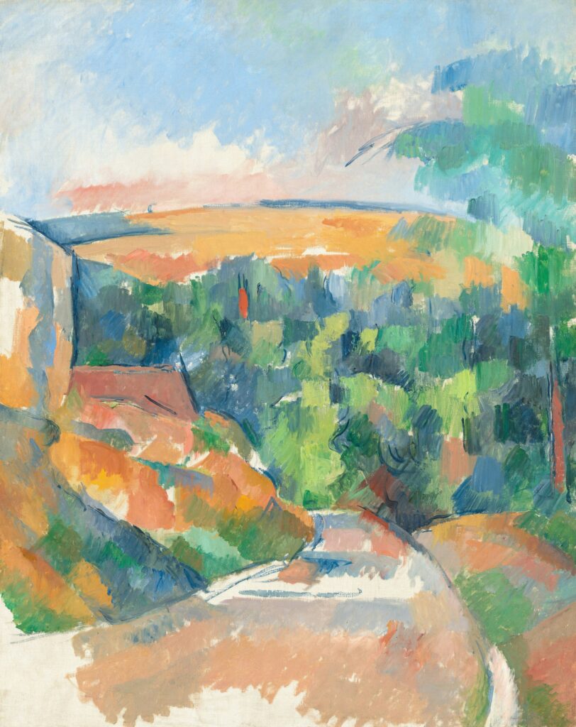 The Bend in the Road by Paul Cezanne
